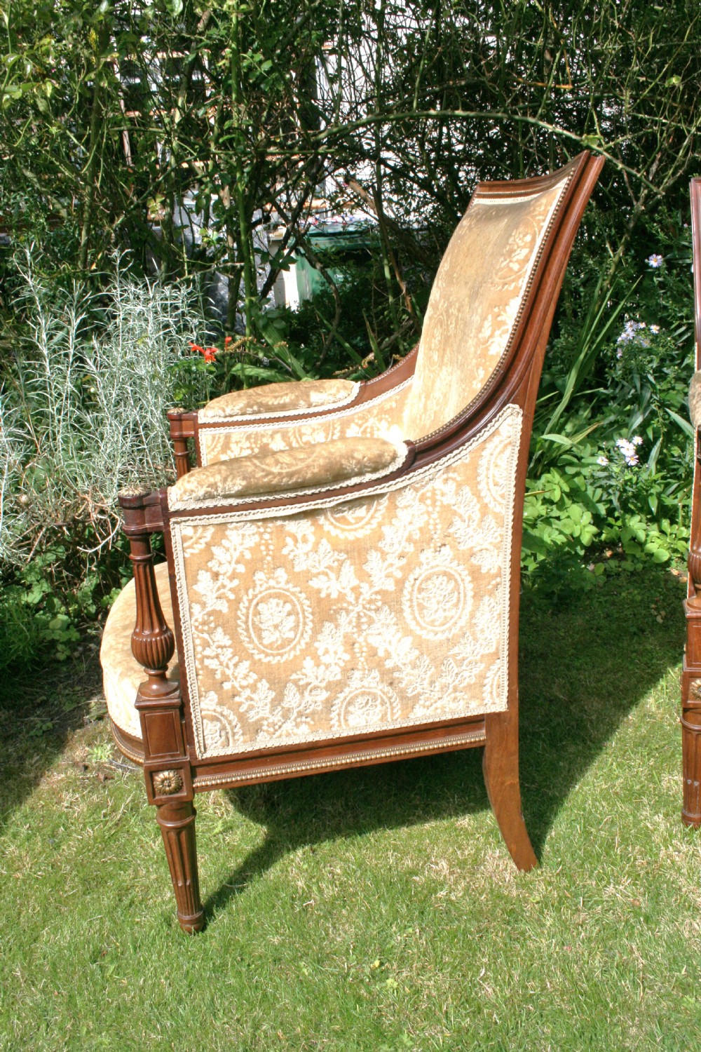 quality pair of empire style armchairs  View IV