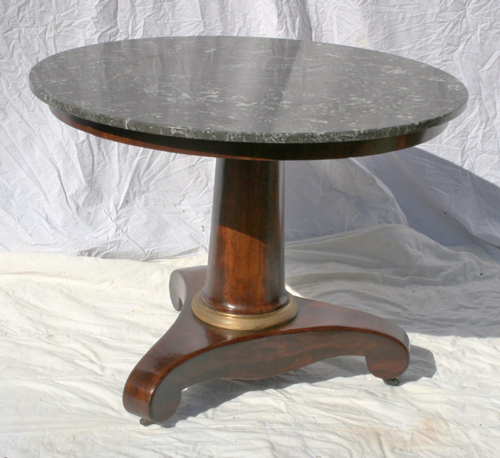 french mahogany center table or gueridon 