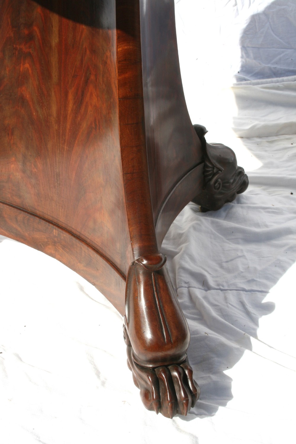 Louis phillipe period french mahogany center table or gueridon  View IV