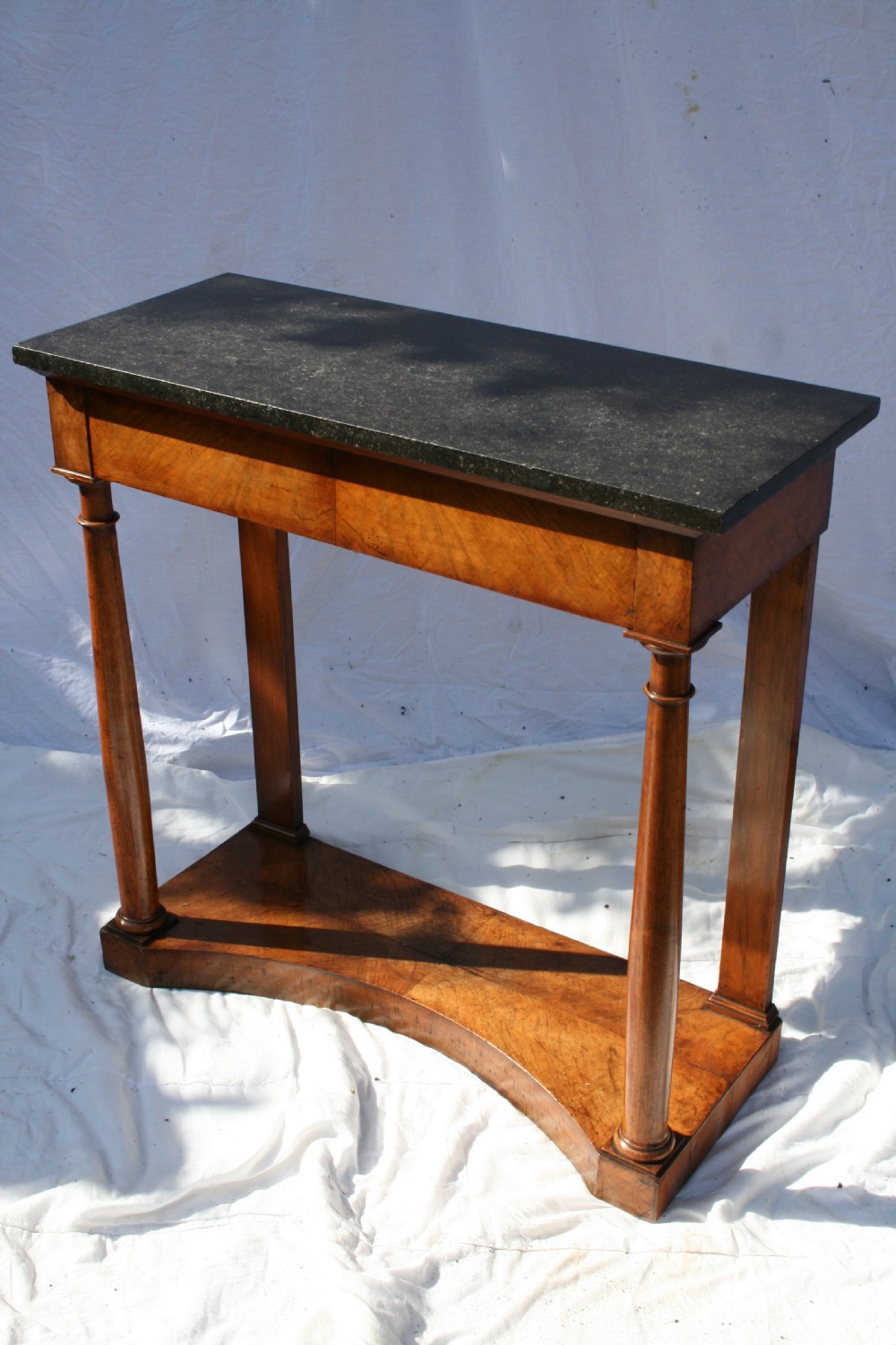 french walnut consul table of lovely colour  View III