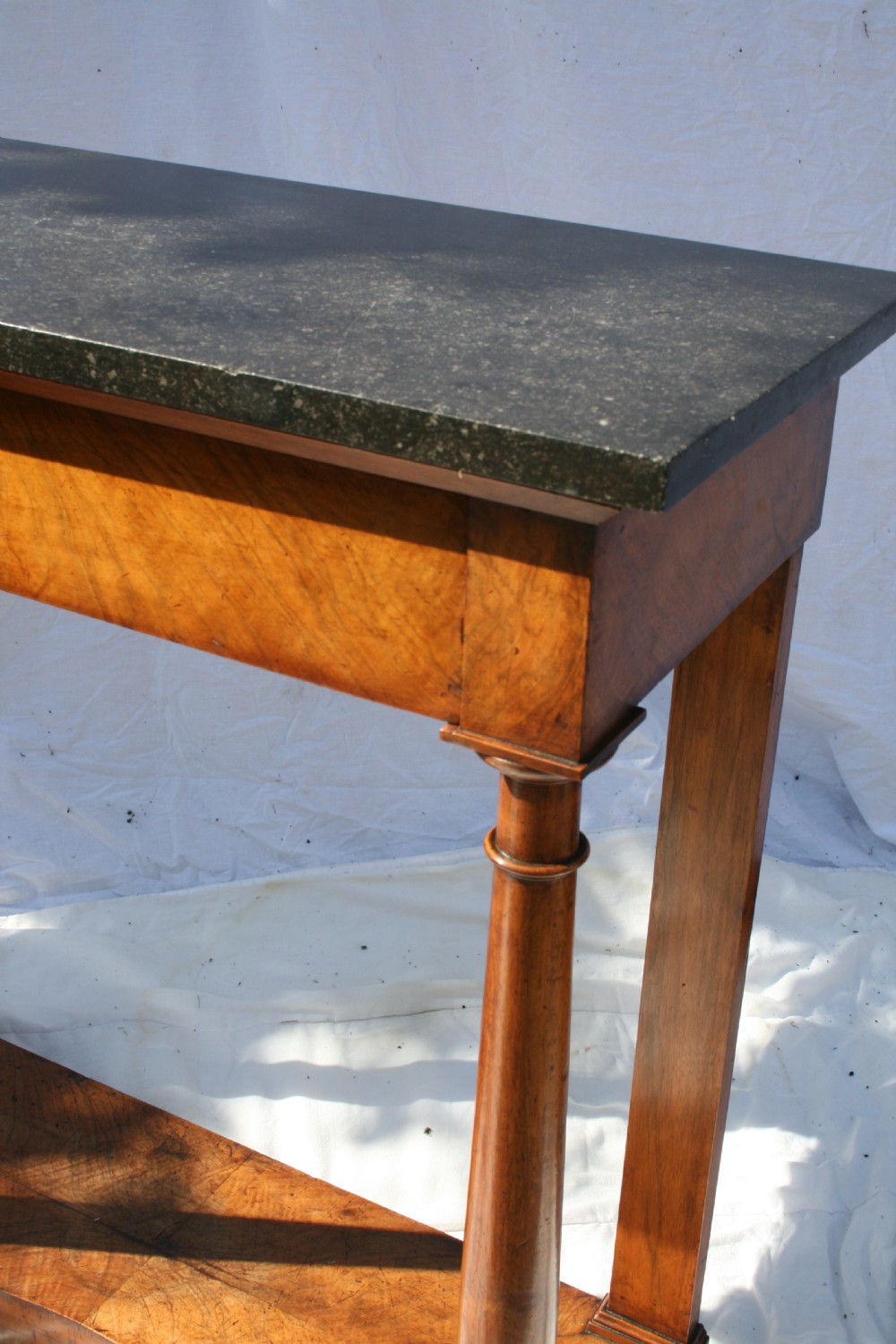 french walnut consul table of lovely colour  View IV