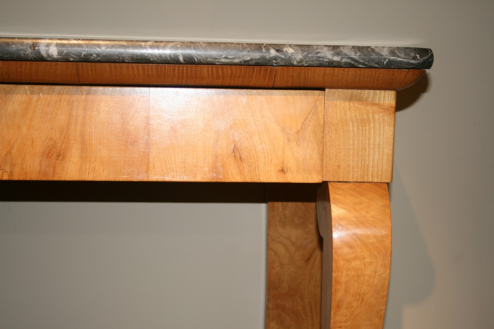 french ash console table  View III