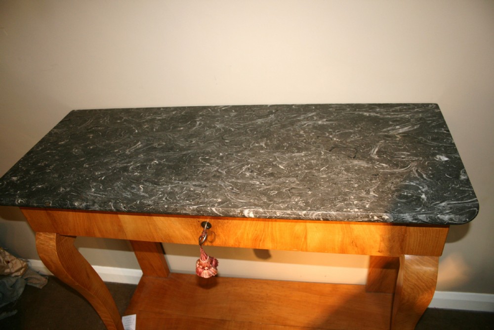 french ash console table  View IV