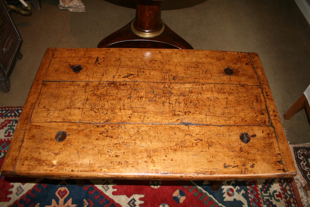 Spanish low or coffee table in solid beech  View II