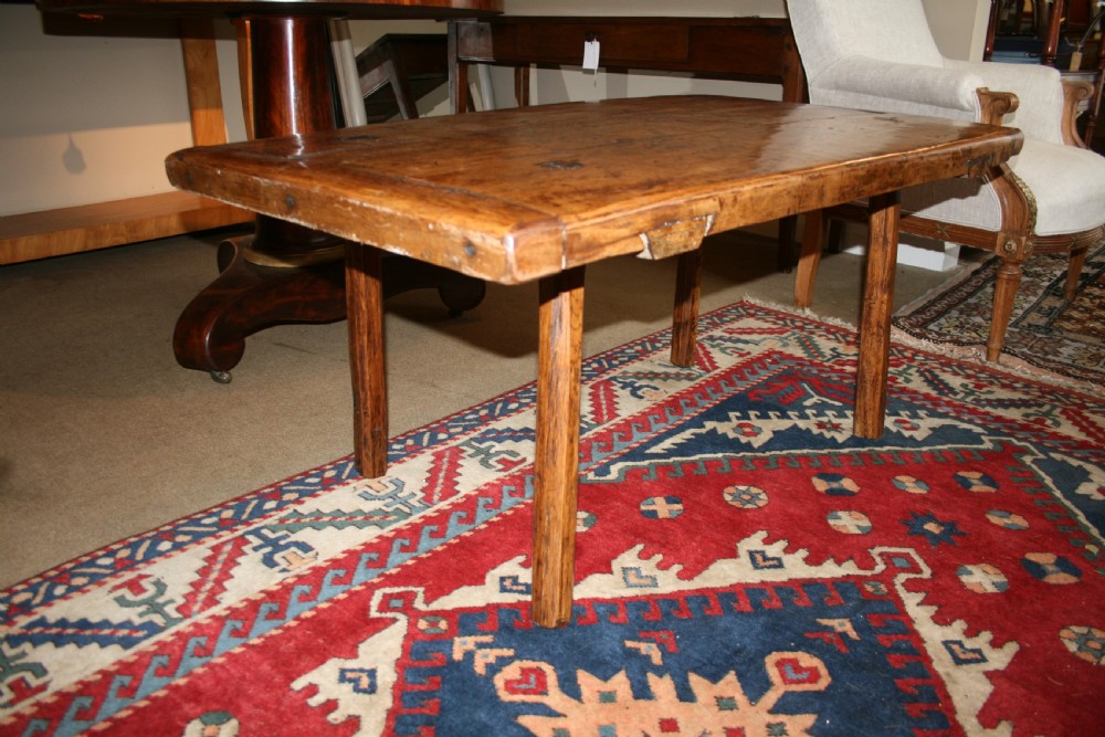 Spanish low or coffee table in solid beech  View III