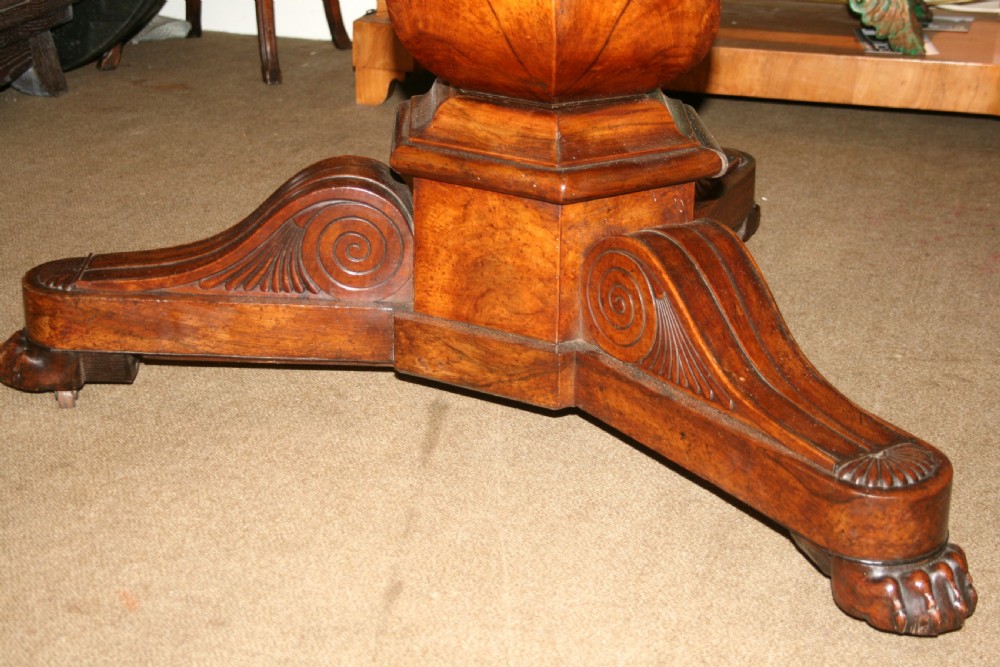 top quality french walnut  gueridon  View II