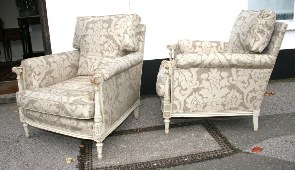 very comfortable pair of louis style chairs  View IV