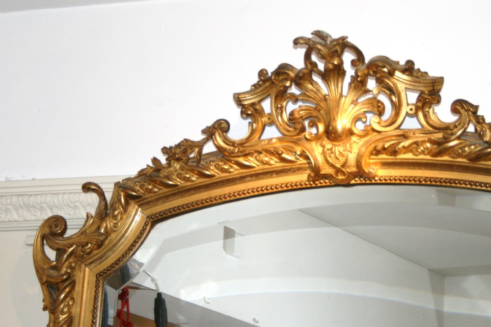 large french 19th century gilt  mirror  View II