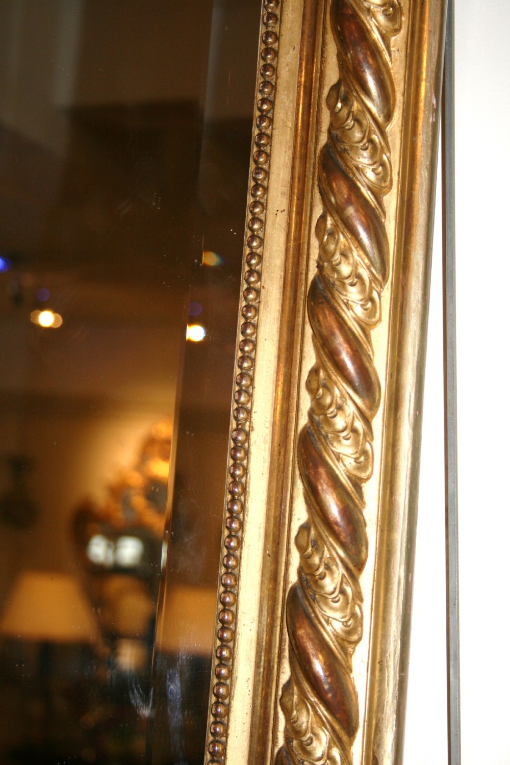 large french 19th century gilt  mirror  View IV
