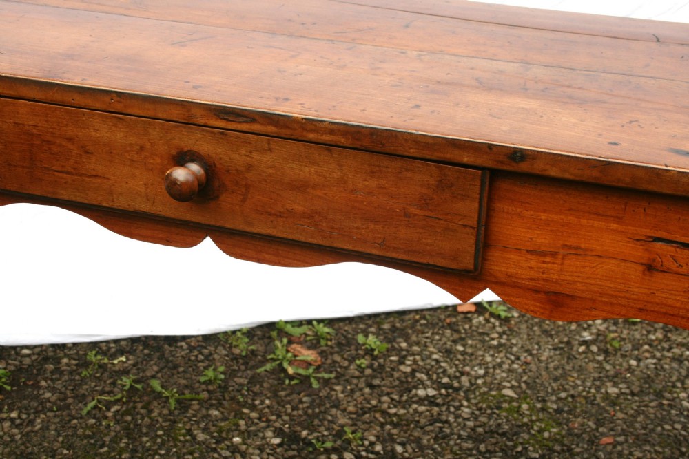 french cherry wood serving table  View II