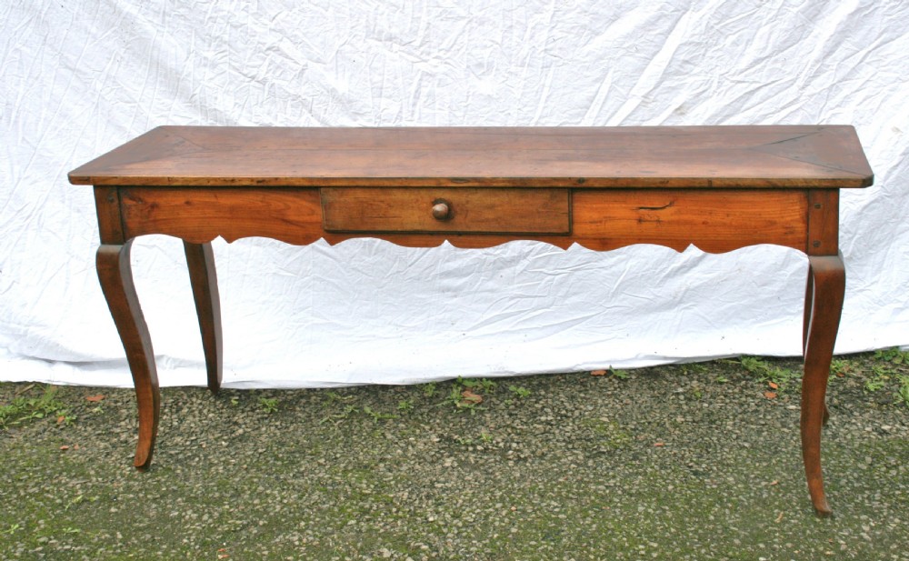 french cherry wood serving table  View III