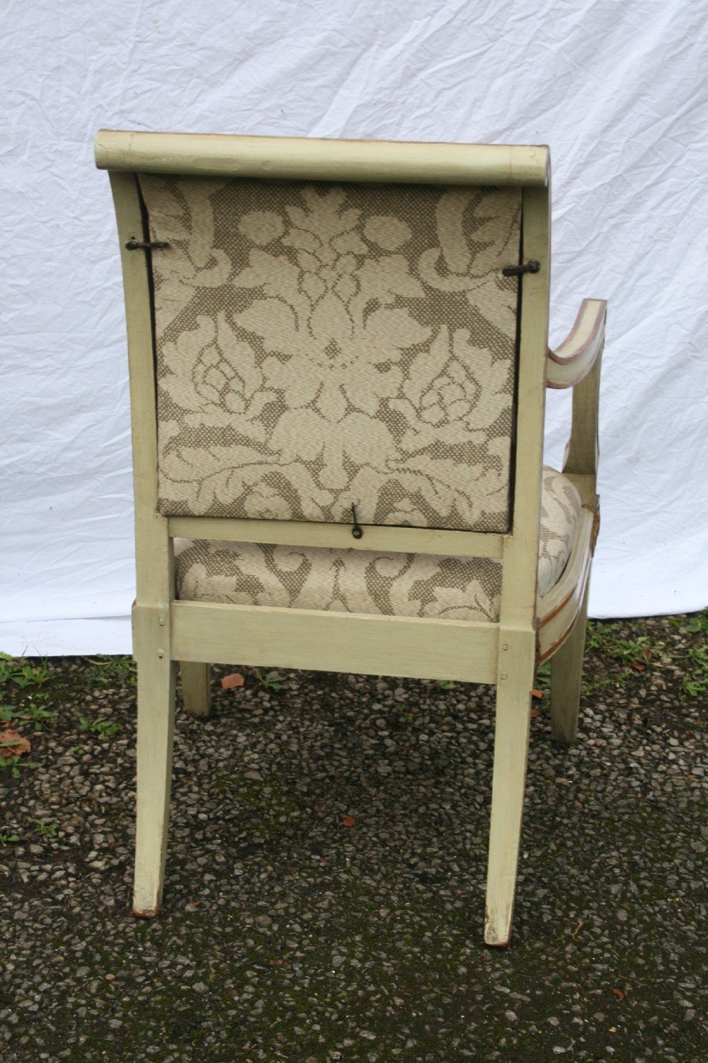 pair of period Italian open armchairs  View VIII