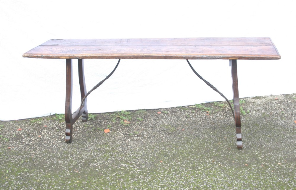 handsome spanish serving table  View II