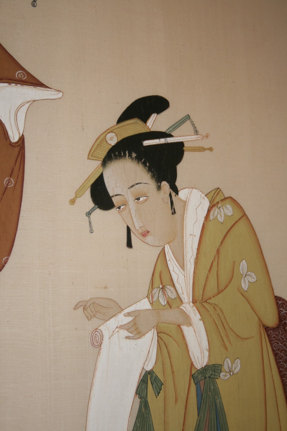 Japanese portrait  on silk View IV
