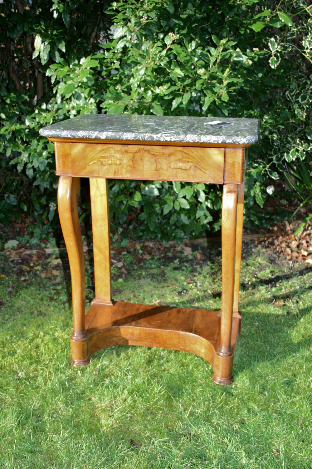 19th century walnut console View II