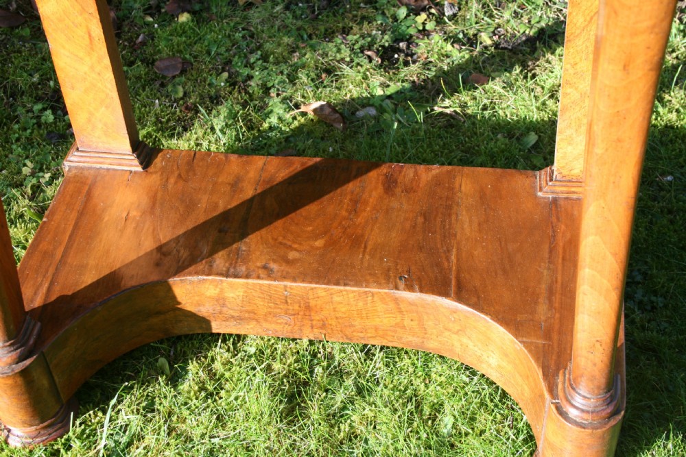 19th century walnut console View VI