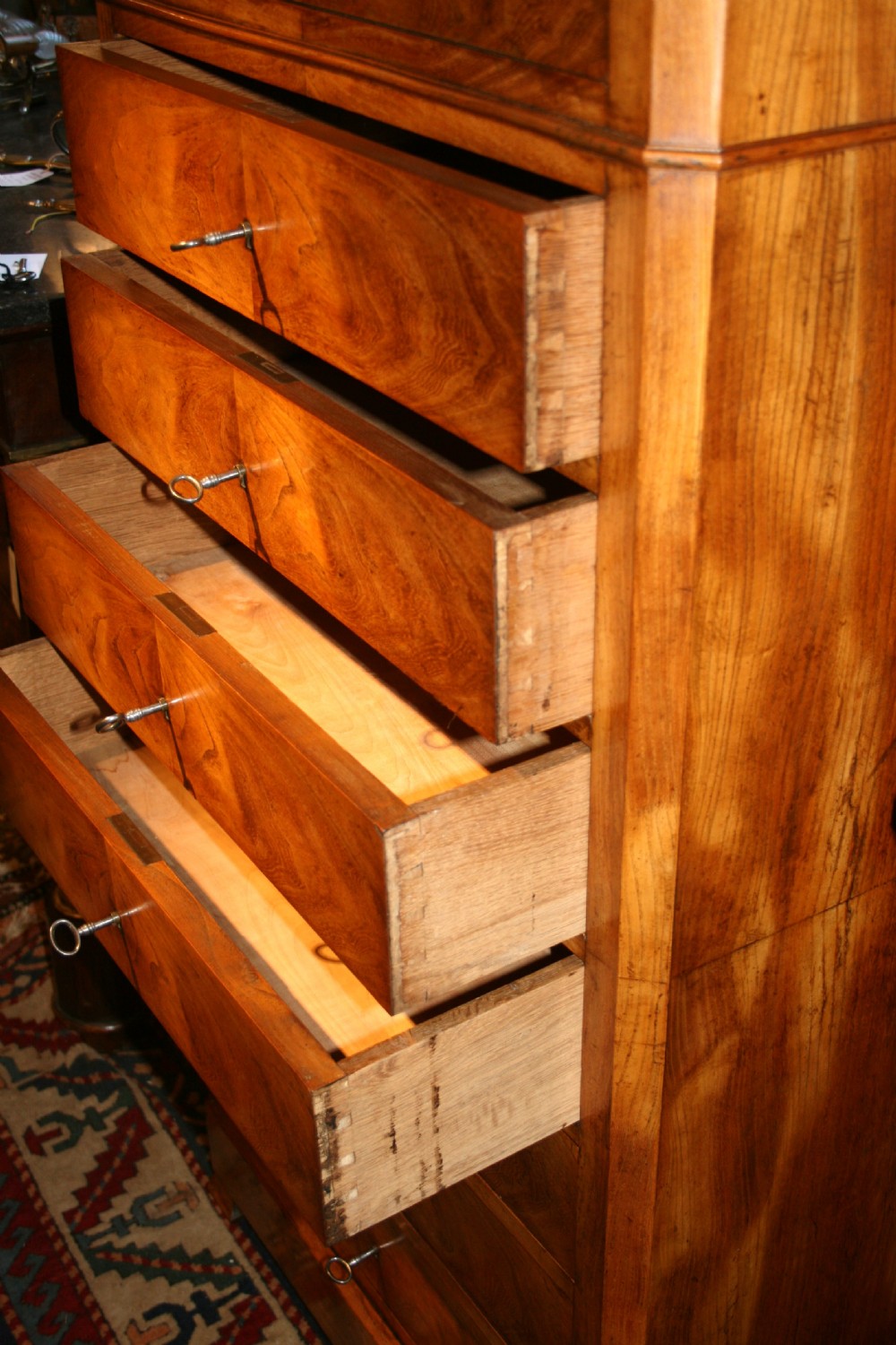 tall french ash chest or semenier  View IV