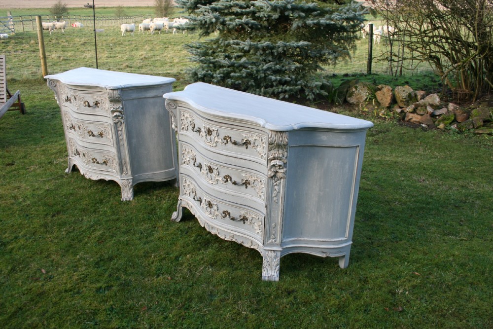 Matched pair of Bruges Commodes  View VI