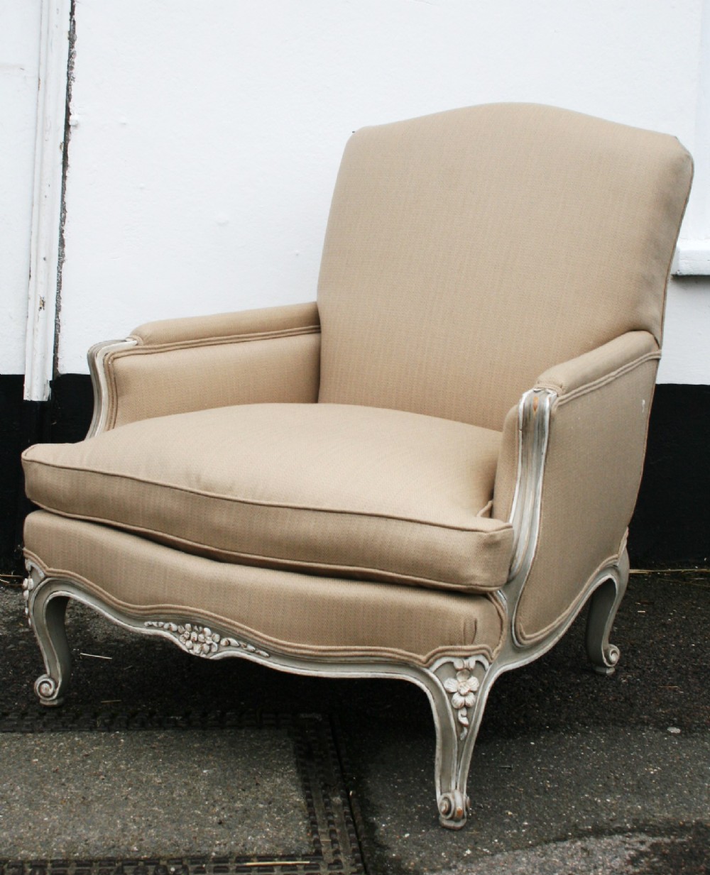 large and very comfortable louis style armchair 