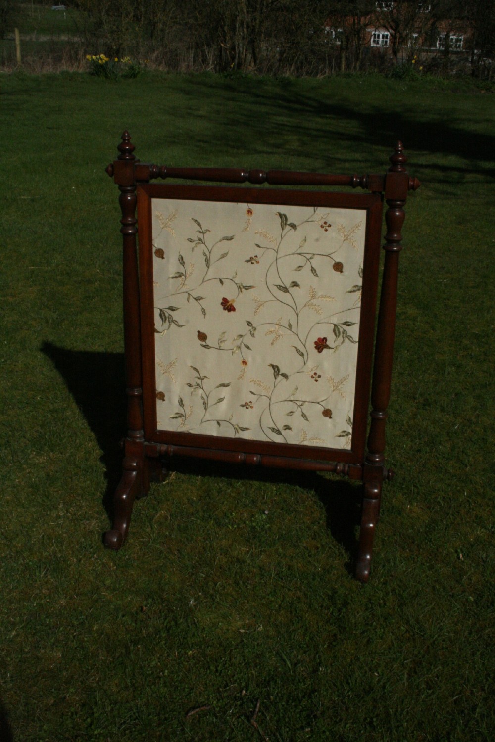 Victorian fire screen  View II