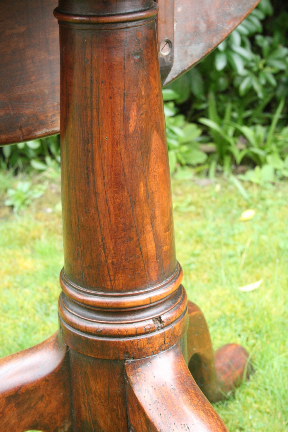 18th Century Fruit-wood Tilt Top Table  View V