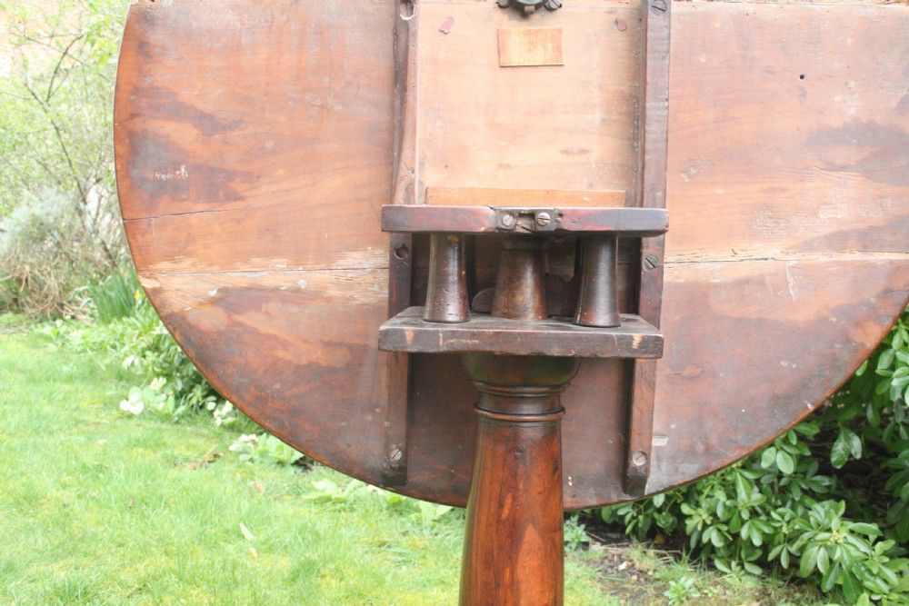 18th Century Fruit-wood Tilt Top Table  View VII