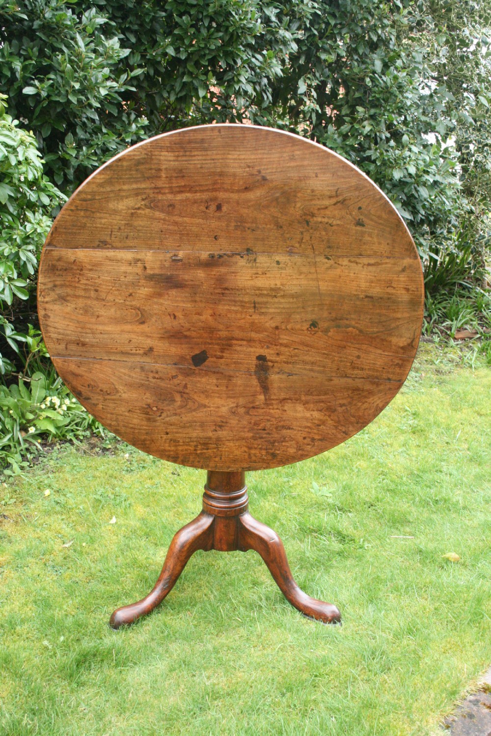 18th Century Fruit-wood Tilt Top Table  View IX