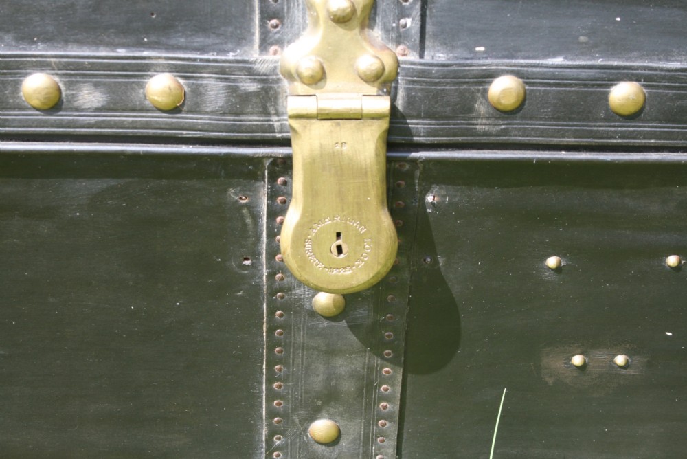 Leather Steamer Trunk View II
