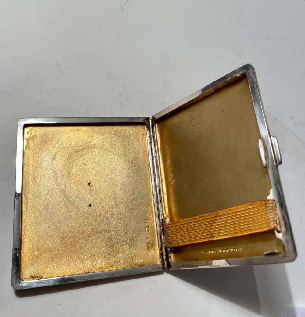 Sterling Silver Cigarette Case View V