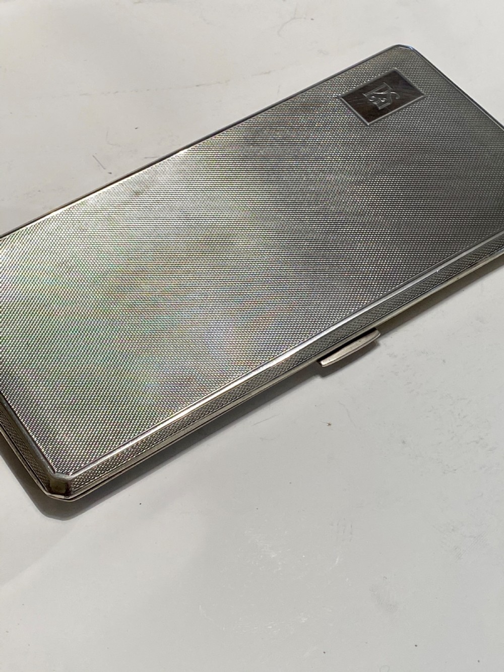 Large Sterling Silver  Cigarette Case View III