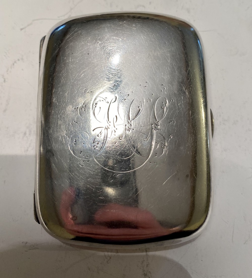 Sterling Silver Cigarette Case