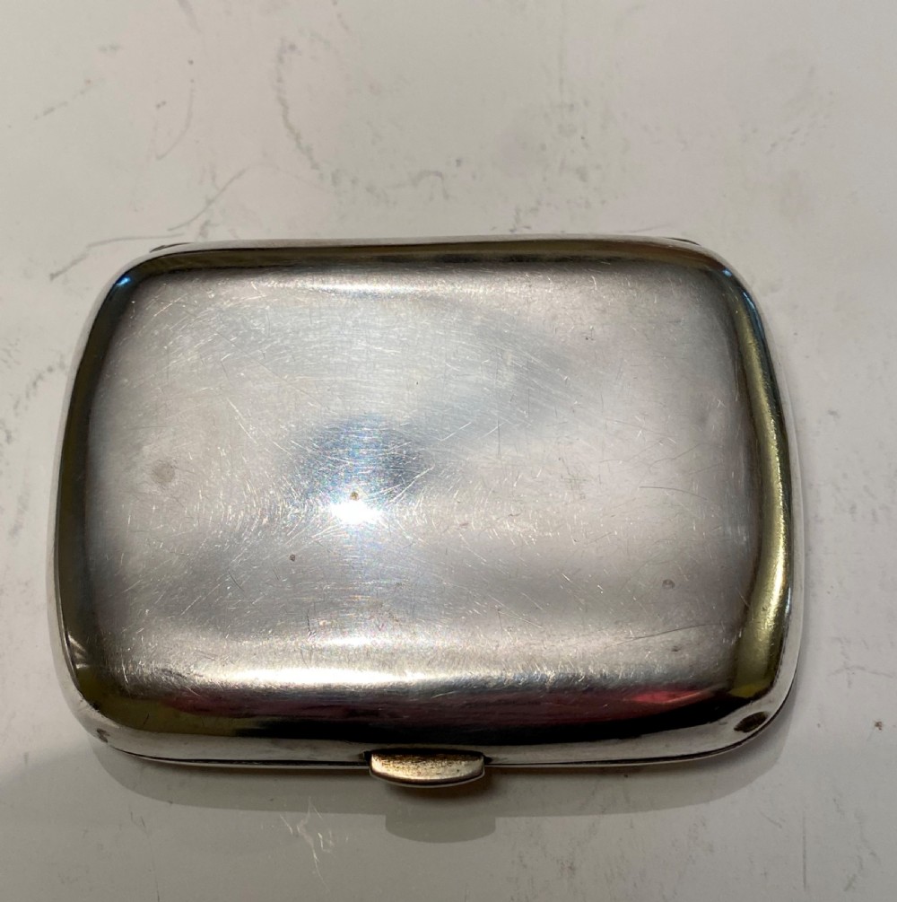Sterling Silver Cigarette Case View V