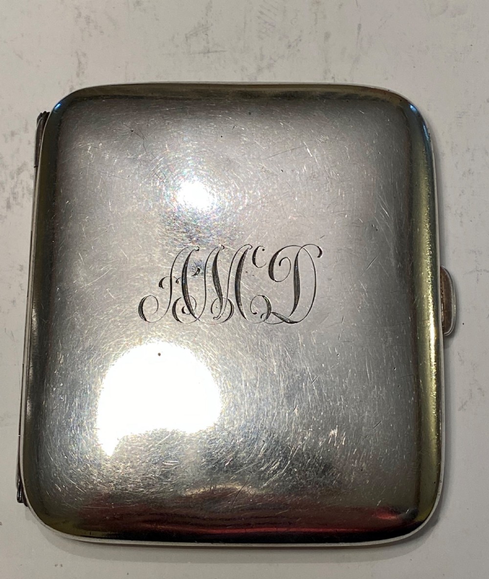 Sterling Silver Cigarette Case