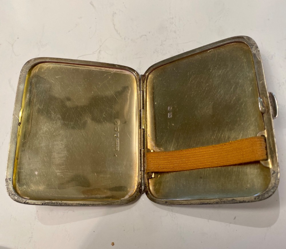 Sterling Silver Cigarette Case View IX