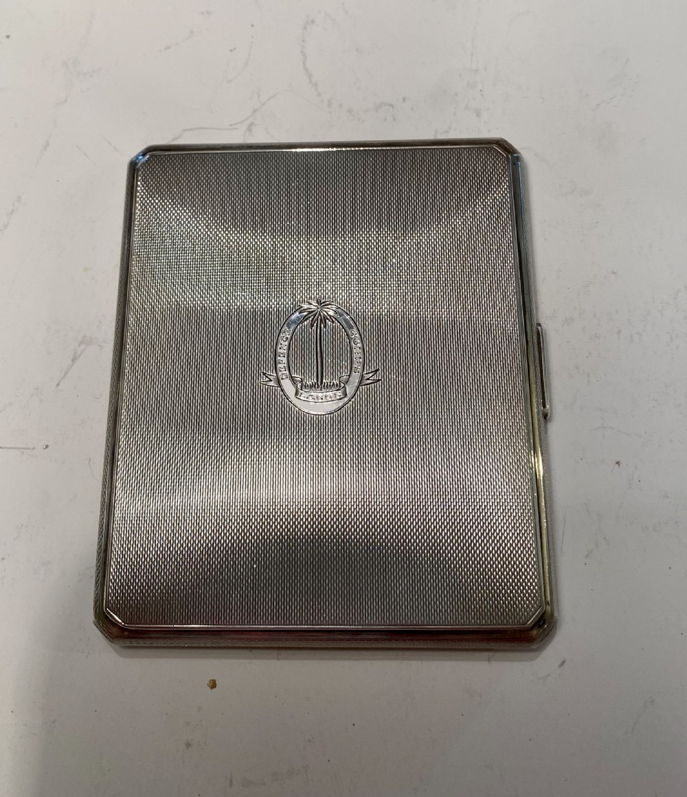 Sterling Silver Cigarette Case