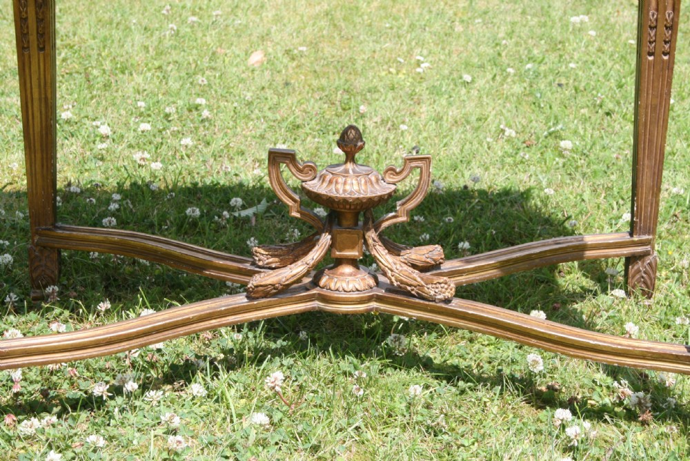 French gilt console table View II