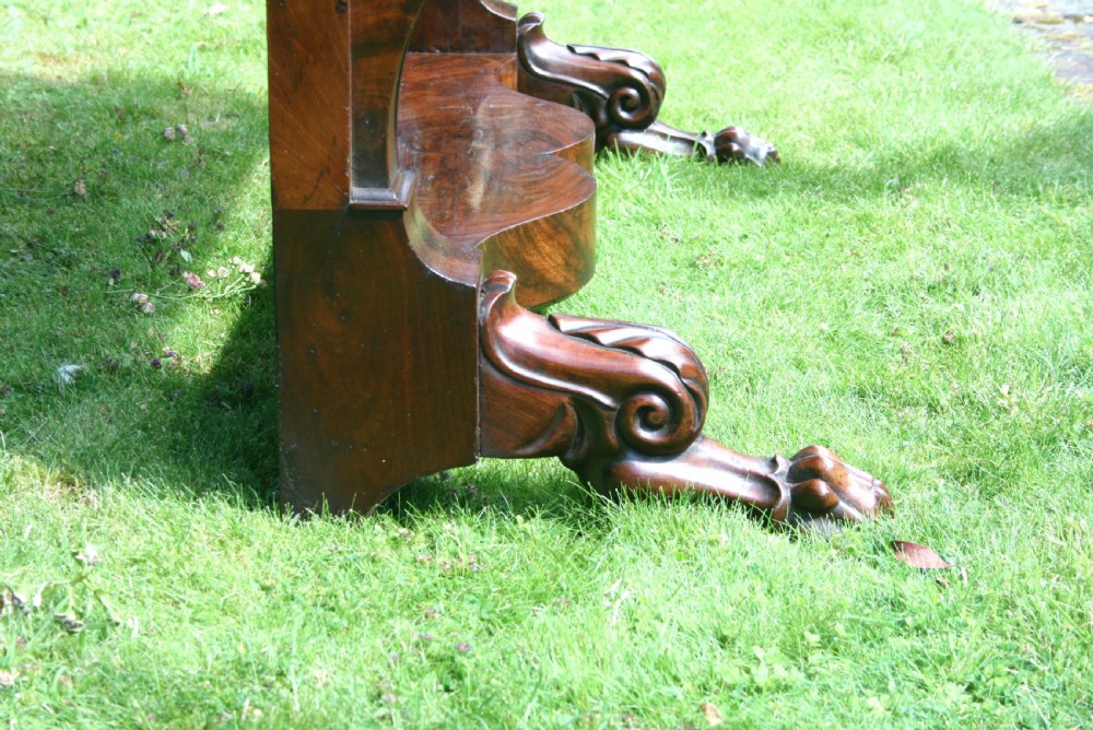 Louis phillipe period console table in mahogany  View VI