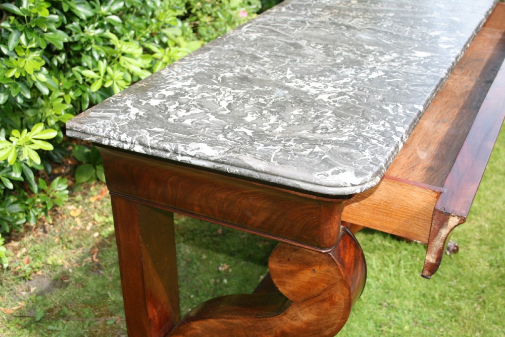 Louis phillipe period console table in mahogany  View VIII