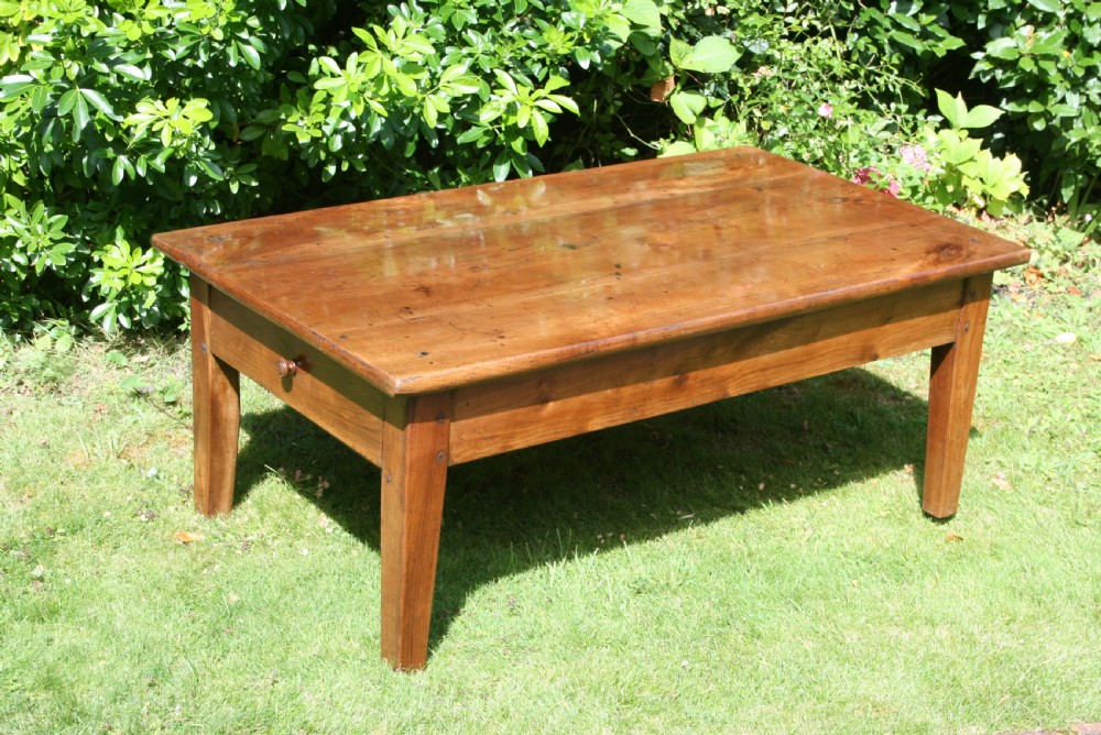 french cherry wood coffee table 