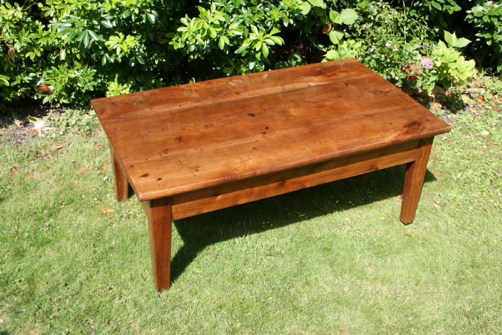 french cherry wood coffee table  View III