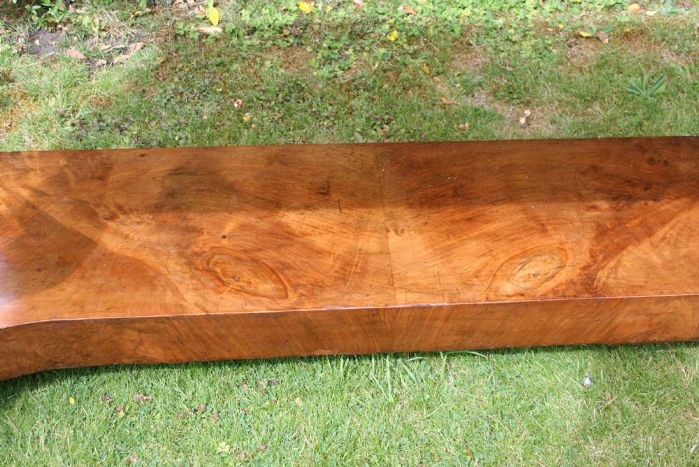 charles x period console table in walnut  View VII
