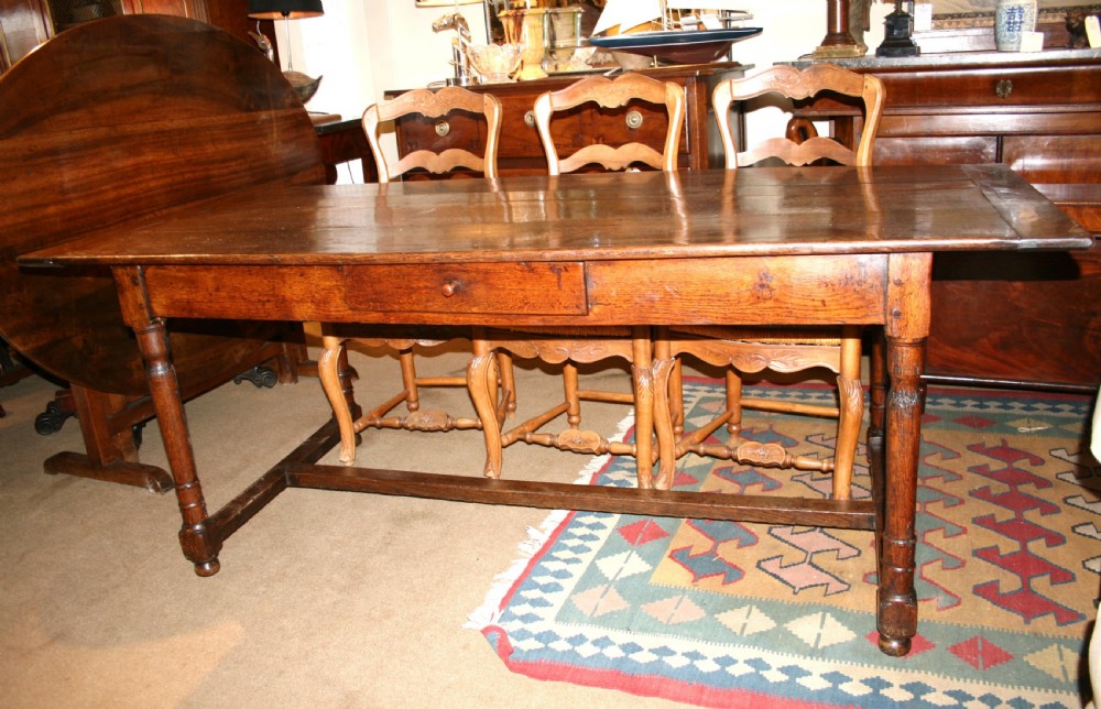 8 seater oak farm table  View III