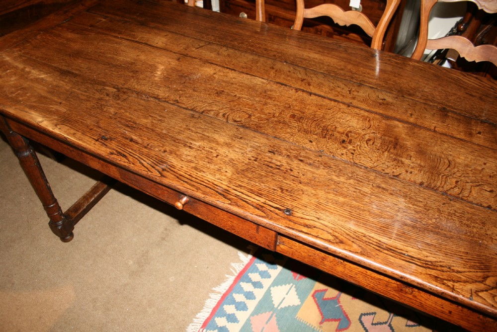 8 seater oak farm table  View IV