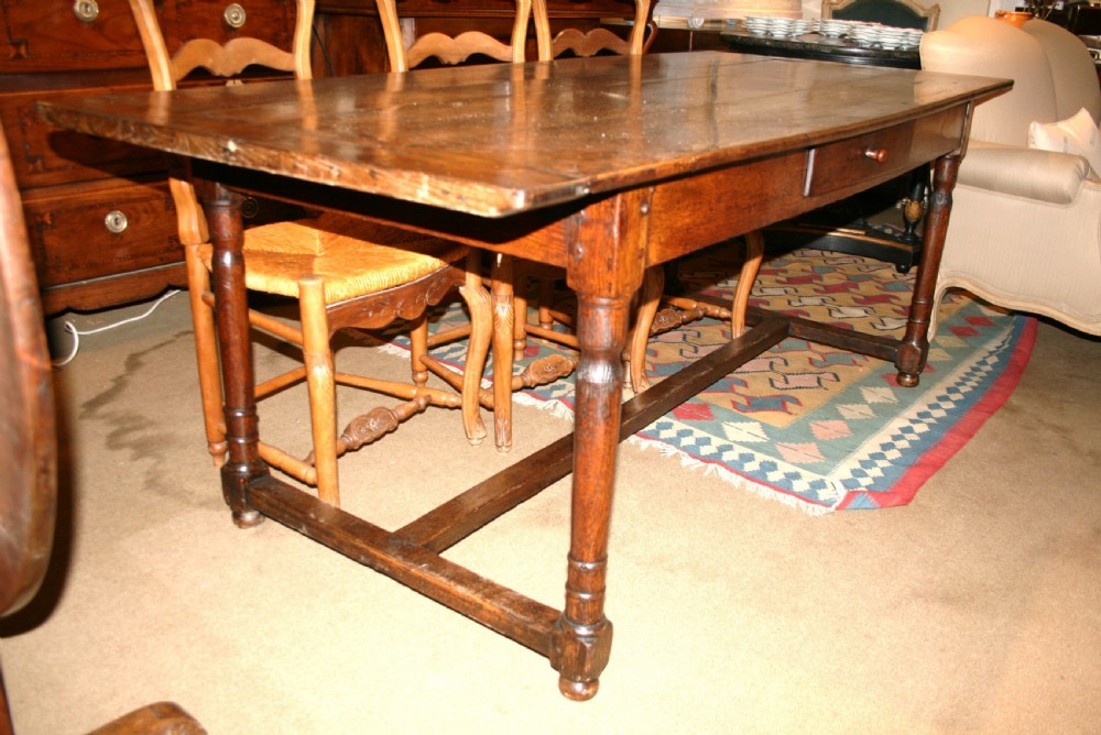 8 seater oak farm table  View V