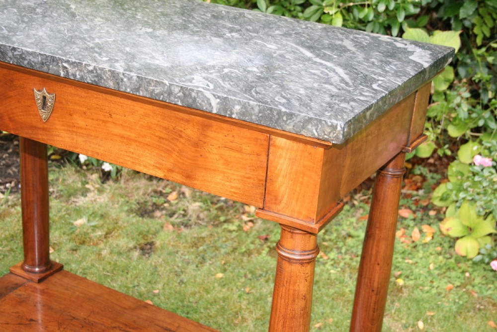 pair of matched period console tables  View III