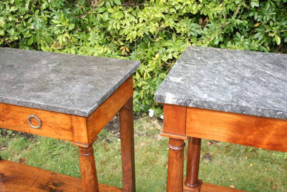 pair of matched period console tables  View VI