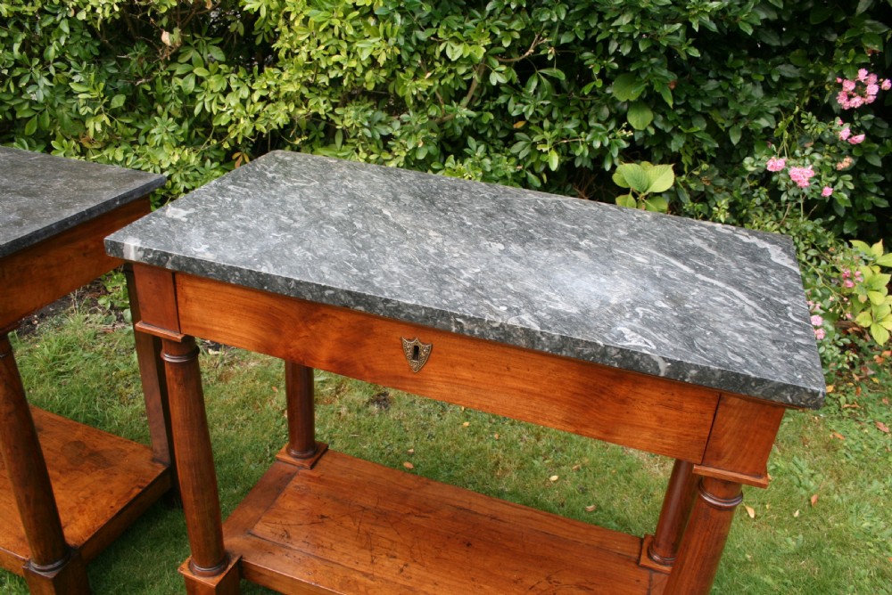 pair of matched period console tables  View VII