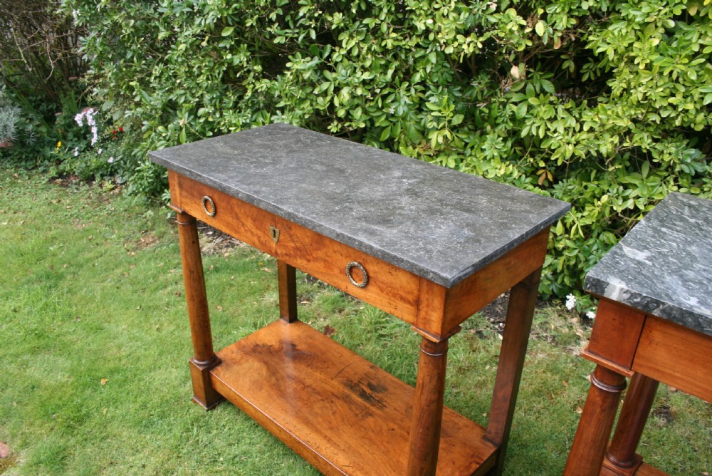 pair of matched period console tables  View VIII