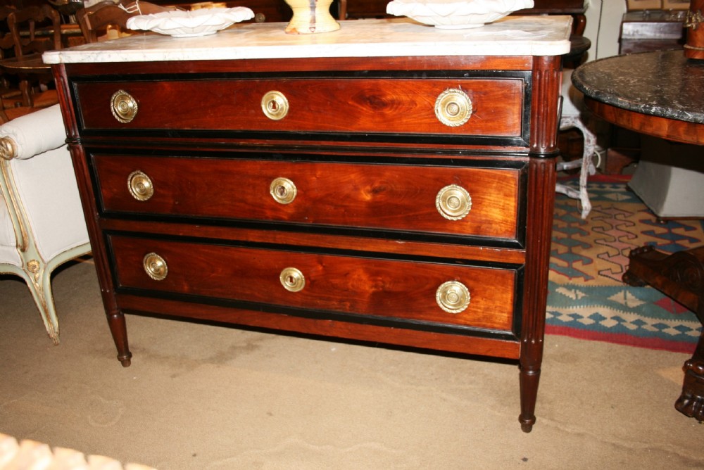 18th century mahogany commode  View II