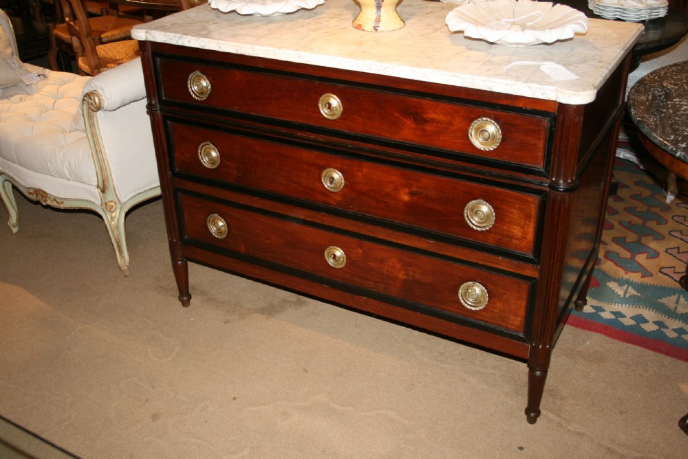 18th century mahogany commode  View III